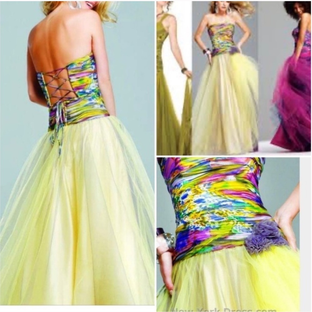 Faviana Ball Gown Tulle Dress
